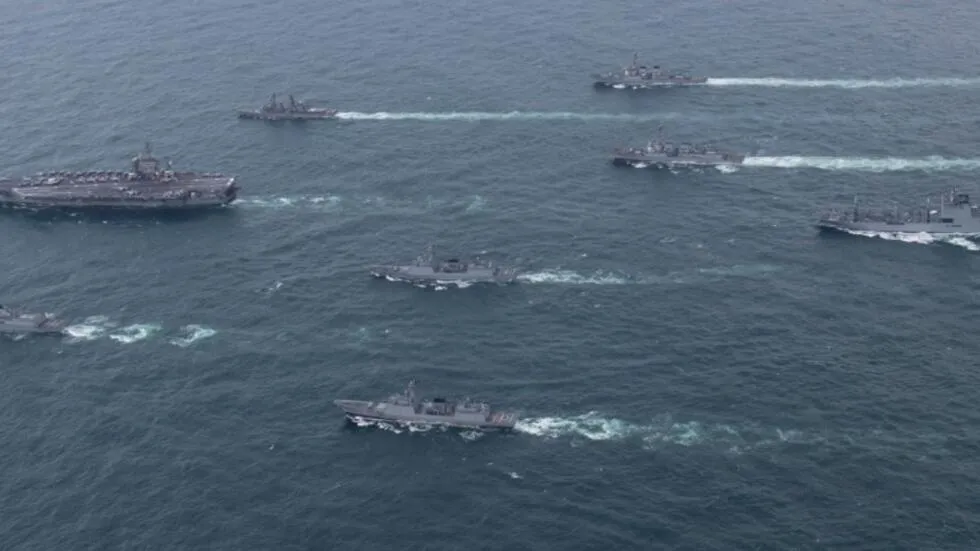 日本横须贺的美国海军第七舰队US 7th Fleet资料图片
