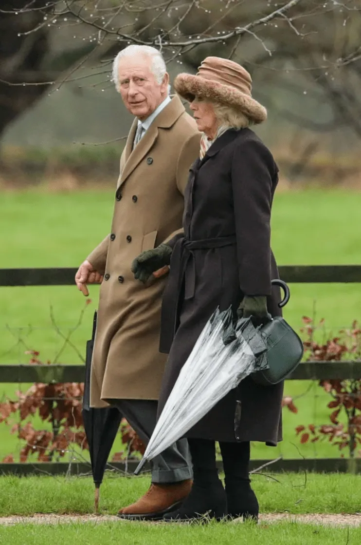 查理斯日前与王后卡米拉在户外散步。路透社