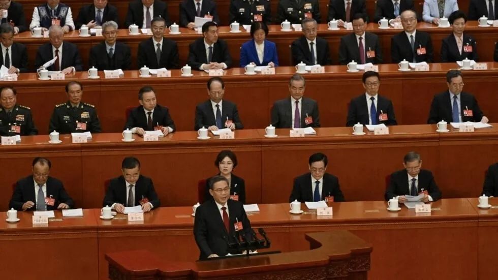 中国国务院总理李强在全国人民代表大会开幕式上作工作报告 2024年3月5日北京人民大会堂 