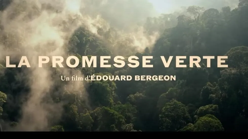 法国导演Edouard Bergeon 即将上演的新片《绿色承诺》海报（ La Promesse Verte)，2024年3月19日。